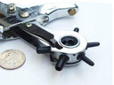 Revolving Leather Hole Punch Tool – 6 Size Belt & Watch Strap Puncher, Heavy Duty Rotary Hand Punch for Leather, Plastic & Craft Projects