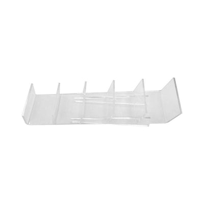 Lucite Clear Acrylic 5 Way Clutch Bag 16-1/2x 4x 5-1/4 Display Fixture