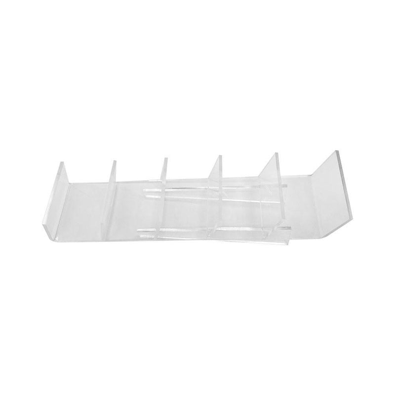 Lucite Clear Acrylic 5 Way Clutch Bag 16-1/2x 4x 5-1/4 Display Fixture