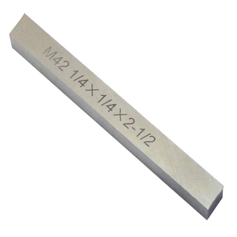 M42 Cobalt Steel Square Lathe Tool Bits Milling Machine Fly Cutter 1/4" x 1/4" x 2-1/2"