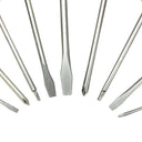 Magnetized CR-V Blade Screwdriver 9 Pc Set Rubber Grip Slotted Phillips Torx