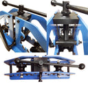 Manual 1.5 Tube Pipe Roller Bender Bending Square Round Flats Fabrication Mild Steel