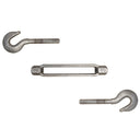 Marine HOOK HOOK Turnbuckle 1/4" x 4" Pulley Galvanized Drop Forge Steel Swivel Hook Hoist