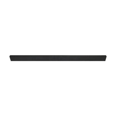 Matte Black 48 Inch Industrial Pipe Rectangular Tubing Hangrail Retail Display
