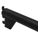 24" Matte Black Industrial Pipe Rack Hangrail, Retail Display Clothes Hanger Bar Support, Wall Mount Clothing Rack Fixture for Store, Boutique & Closet Organization
