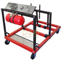 Mobile Engine Motor Testing Test Station Gauge Meters Stand