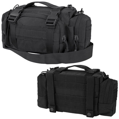 Modular Style Deployment Bag Compact Tactical Military Hand Bag Carrier-BLACK