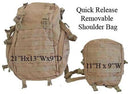 Molle 3 Day Assault Backpack USMC + SHOULDER BAG - OD Green
