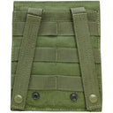 OD GREEN MOLLE Buckled Closure Triple Airsoft MP5 .22/9mm Magazine Mag Pouch