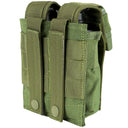 OD GREEN Molle Tactical Double Flash Bang Pouch PALS MAG Bag 2 Grenade Holder
