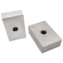 One PAIR 1 2 3 Precision Metal Blocks Ultra ONE Hole Milling Drilling Machining 2PC