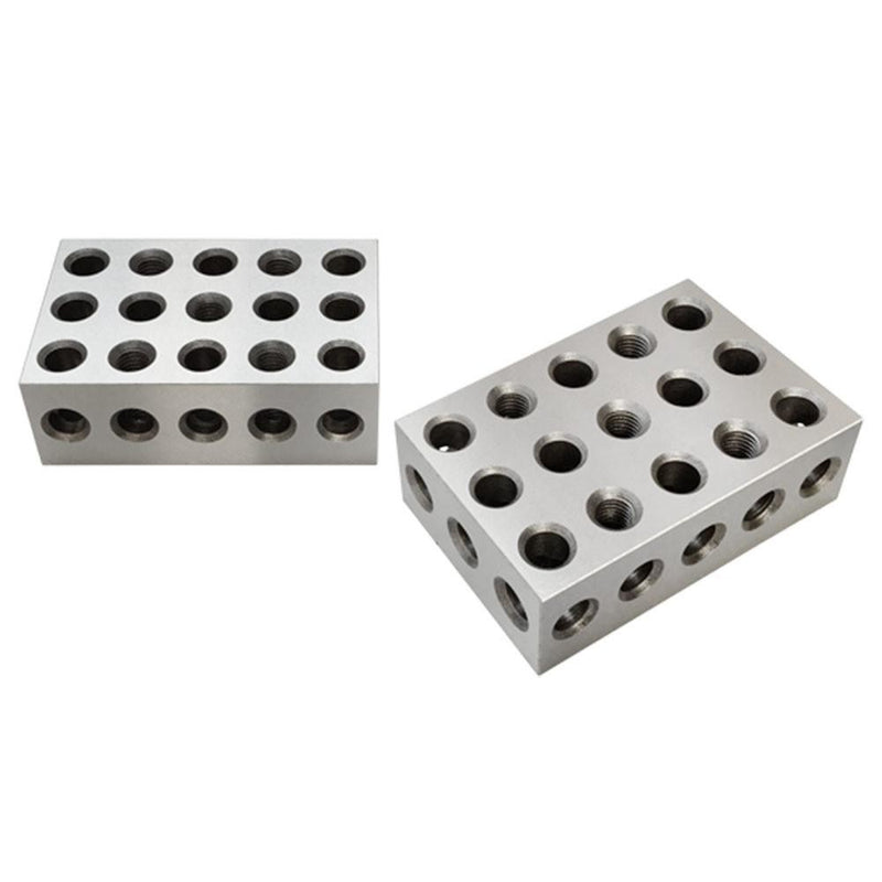2-4-6 Precision Matched Pair 23 Holes Blocks Set  Ultra Precision 0.0003"