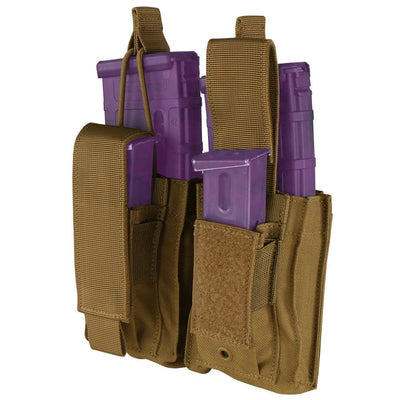 Outdoor GEN II Double Kangaroo Mag Pouch Tactical, Molle Pouch - COYOTE