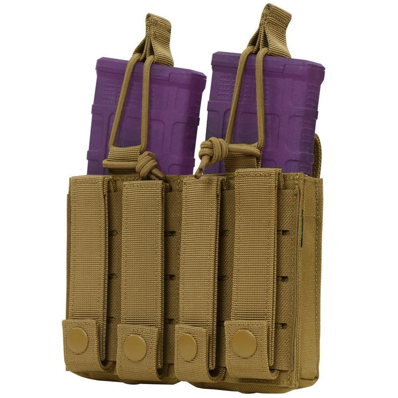 Outdoor GEN II Double Kangaroo Mag Pouch Tactical, Molle Pouch - COYOTE
