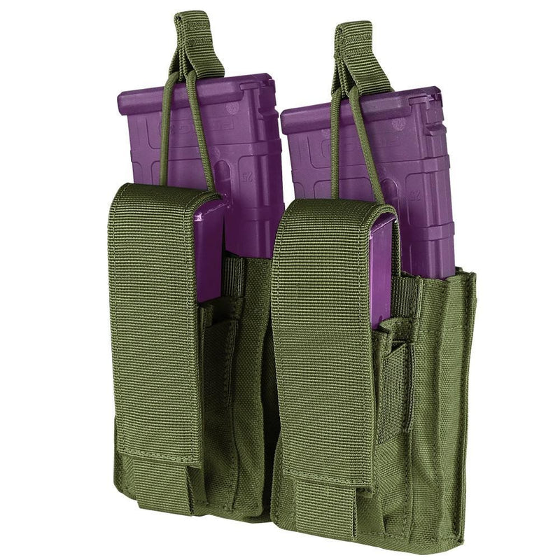 Outdoor GEN II Double Kangaroo Mag Pouch Tactical, Molle Pouch - OD GREEN
