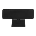 7-1/2"L x 6-1/2"H Oval T-Bar Jewelry Display Bracelet Holder, Black Velvet Retail Fixture for Bracelets, Bangles & Watches