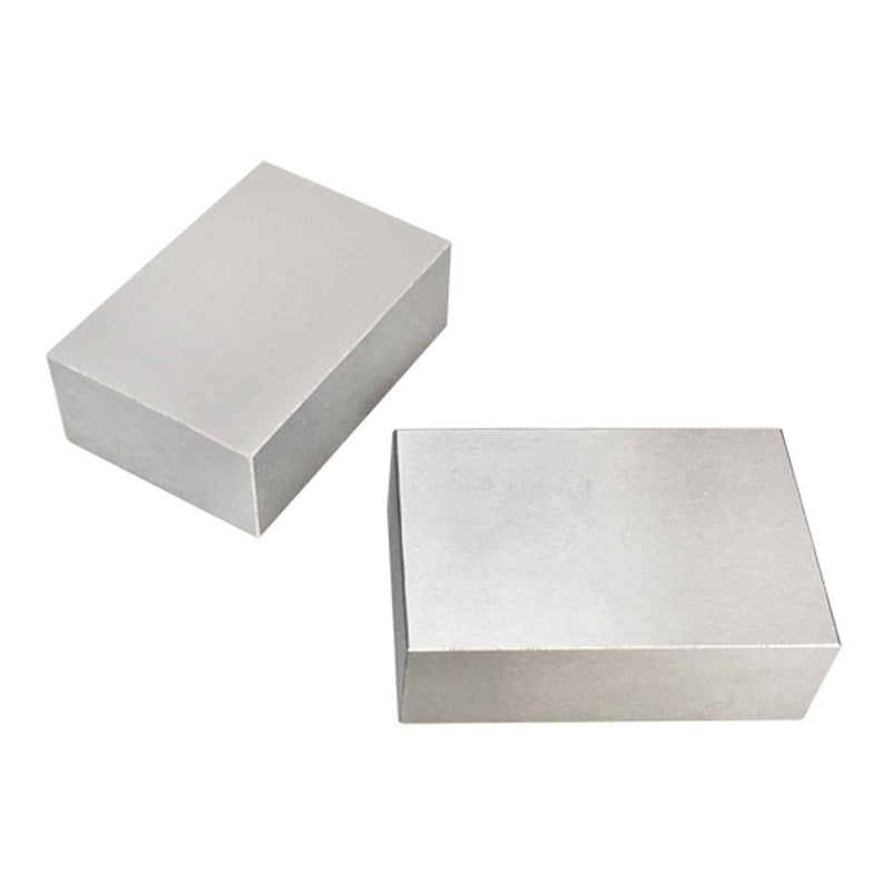 Pair of 1-2-3 Metal Blocks No Holes Machinist Jig
