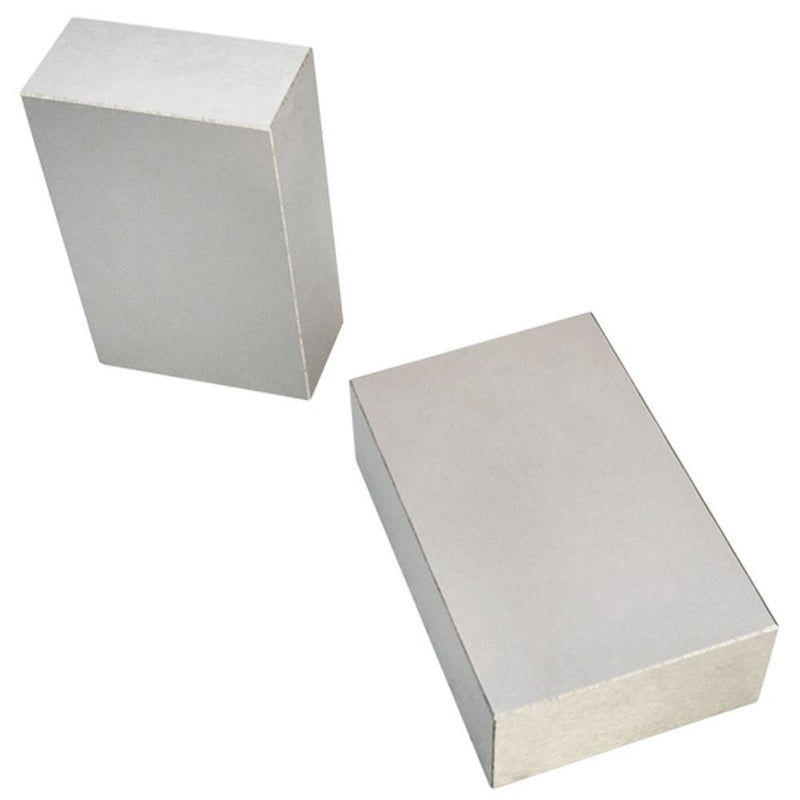 Pair of 1-2-3 Metal Blocks No Holes Machinist Jig