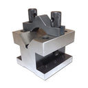 Pair of 2-3/8'' x 2-3/8'' x 2'' V Block & Clamp Set Multi-use Hardened And Ground Chrome Steel