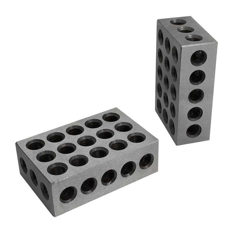 Pair of Ultra Precision 123 1 2 3 Block 23 Holes Drilling Milling Tool