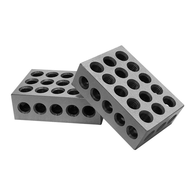 Pair of Ultra Precision 123 1 2 3 Block 23 Holes Drilling Milling Tool