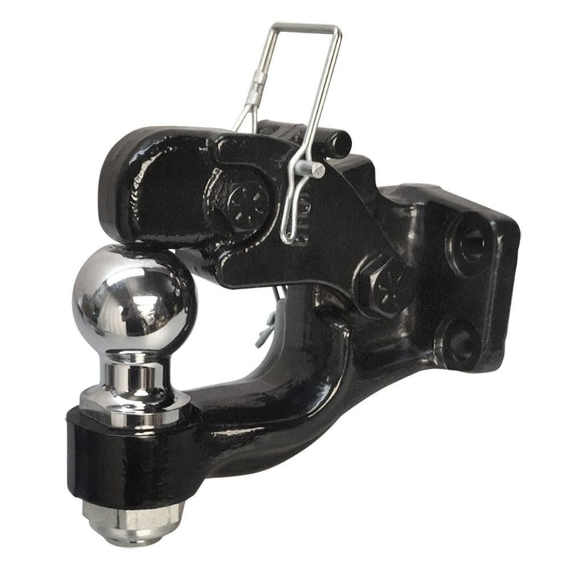 8 Ton Combo Pintle Hitch with 2" Trailer Ball, Combination Trailer Hitch