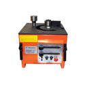 Workshop electric rebar bender with control knobs and safety power switch