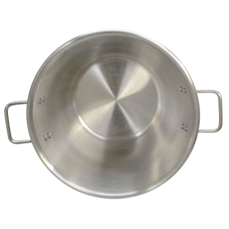 Portable 15-1/2" Cazo LARGE Flat Tall Cooking Pot Wok Caso L Carnitas Gas Stove Burner