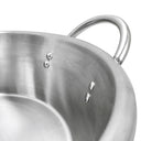 Portable 16" Cazo LARGE Flat 5" Deep Base Cooking Pot Tall Wok Caso Carnitas Gas Stove Burner