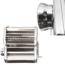 7" Manual Stainless Steel Pasta Maker, Hand Crank Noodle Machine with 3 Pasta Types for Spaghetti, Fettuccine & Lasagna