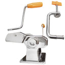 7" Manual Stainless Steel Pasta Maker, Hand Crank Noodle Machine with 3 Pasta Types for Spaghetti, Fettuccine & Lasagna