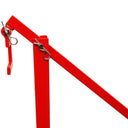 Post extraction tool for removing fence posts from frozen or compacted ground.