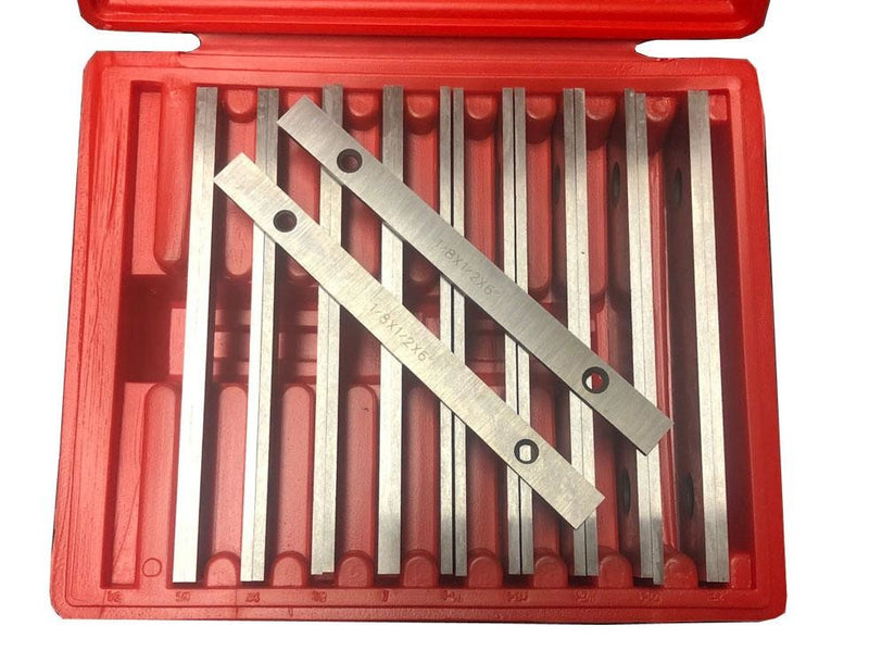 Precision Thin Steel Parallel Set Mechanist -10 Pairs 6" x 1/8" Parallelism .0002"