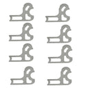 Radius Gage Gauge Set 8 PC 9/16'' - 1'' Machinist Tool Inspection