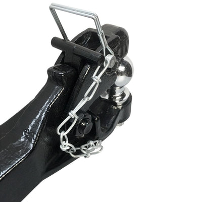 Combo Pintle Hitch with 2" Trailer Ball, for 2" Receivers, 12,000 Lb Capacity