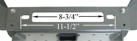 Removable 2 in Hitch Receiver WINCH MOUNT Portable