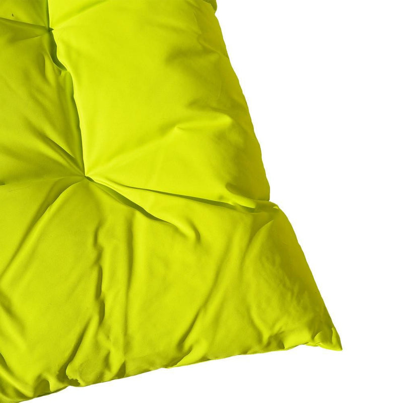 Replacement Cushion for Egg Shape Wicker Swing Chair Soft Pillow - NEON YELLOW