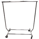Retail Single Bar Clothing Garment Rack, Display Rack Fixture, Garment Hanger