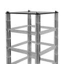 Revolving Rotating Acrylic Earring Display Hold 48 Pairs 2"Cards Jewelry Display