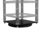 Revolving Rotating Acrylic Earring Display Hold 48 Pairs 2"Cards Jewelry Display