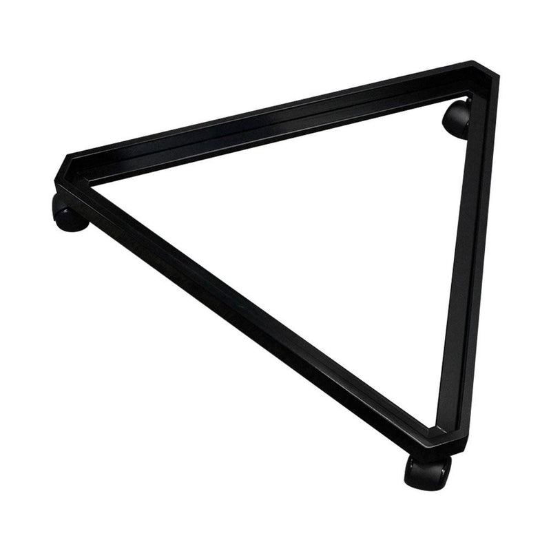Rolling Triangle Dolly Base 3 Way BLACK Casters 24" x 27" Display Gridwall Panel