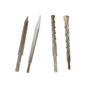 Rotary hammer SDS Plus concrete drill bit assortment in red organizer