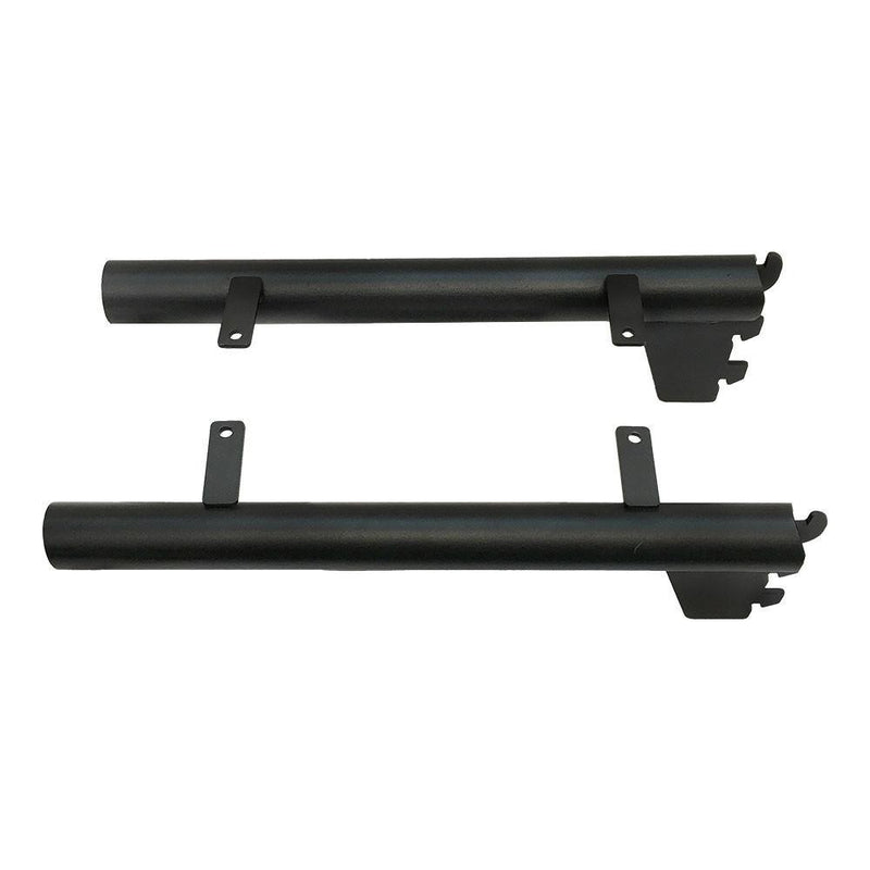 1 PAIR 11" Shelf Support Pipe Style L & R Rack Display Shelf Holder Matte Black