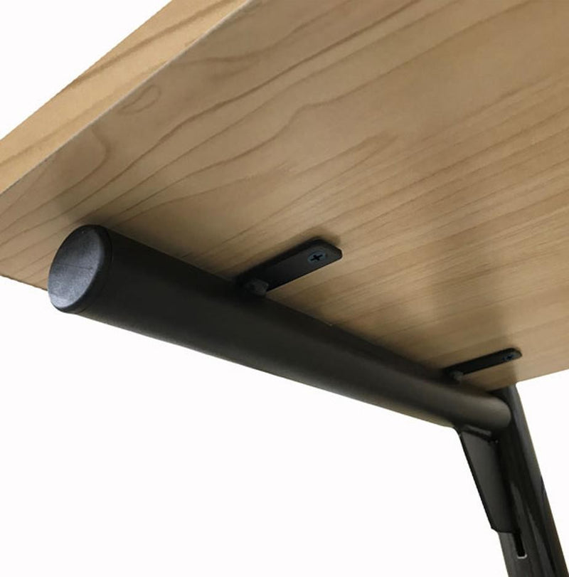 1 PAIR 11" Shelf Support Pipe Style L & R Rack Display Shelf Holder Matte Black