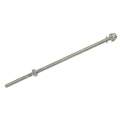 Set 50 Pcs 316 Stainless Steel Right Hand Swage Threaded Stud End Fitting For 1/8" Cable