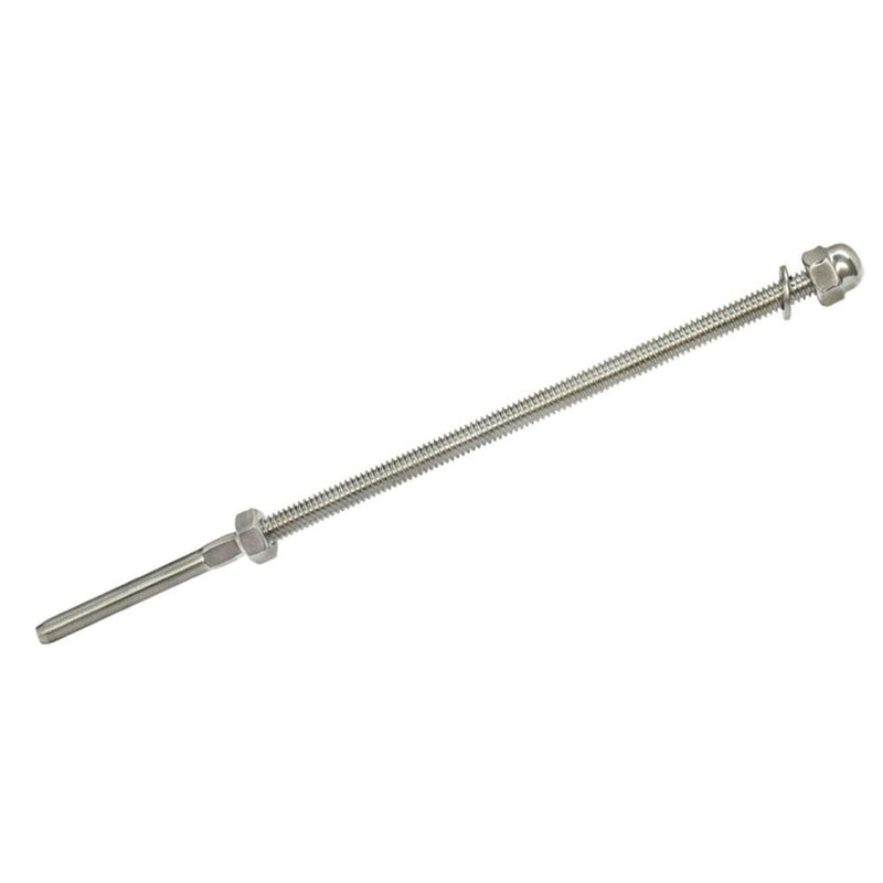 Set 50 Pcs 316 Stainless Steel Right Hand Swage Threaded Stud End Fitting For 1/8" Cable