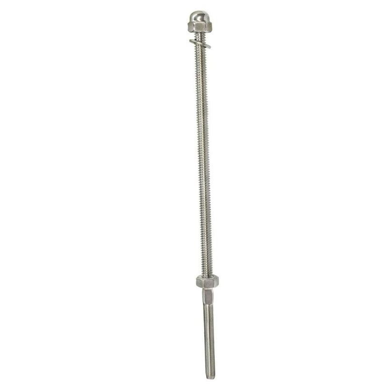 Set 50 Pcs 316 Stainless Steel Right Hand Swage Threaded Stud End Fitting For 1/8" Cable