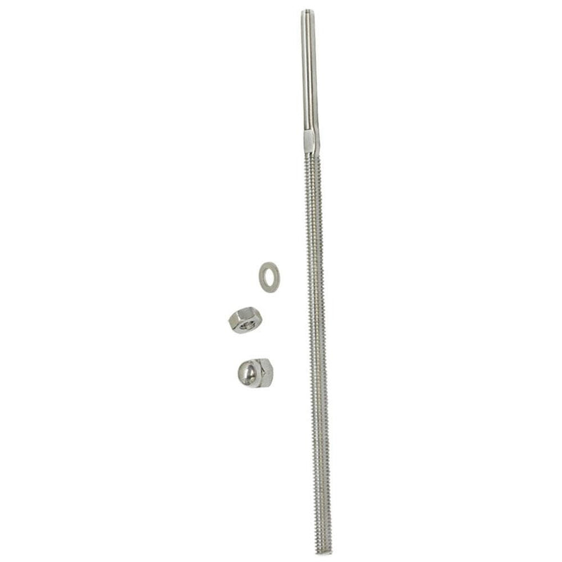 Set 50 Pcs 316 Stainless Steel Right Hand Swage Threaded Stud End Fitting For 1/8" Cable