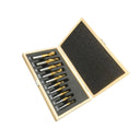 Set Of 10 PC 2 Flute HSS End Mill Set