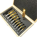 Set Of 10 PC 2 Flute HSS End Mill Set